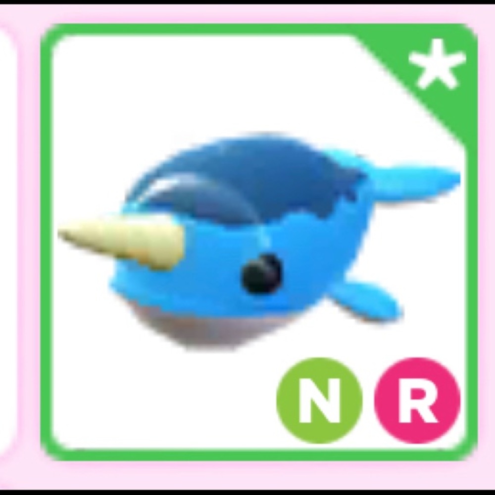 Neon ride narwhal